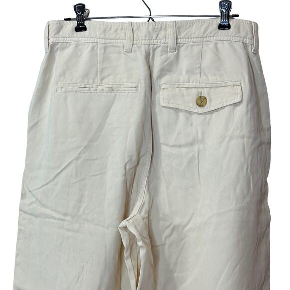 Everlane The Tencel Relaxed Chino Pants Parchment High Rise Women 0 NWT - Picture 8 of 11